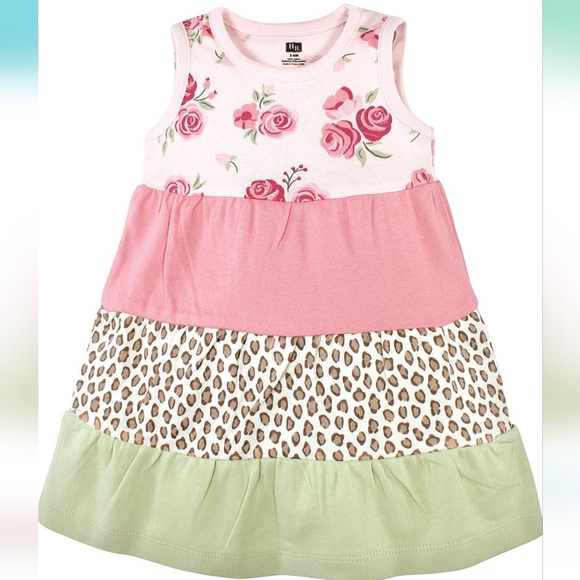 HB girls' sleeveless cotton summer dresses 2 pack - Picture 3 of 4